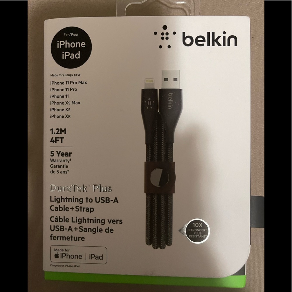 New Belkin Certified 8 Pin Charging Lightning Cable